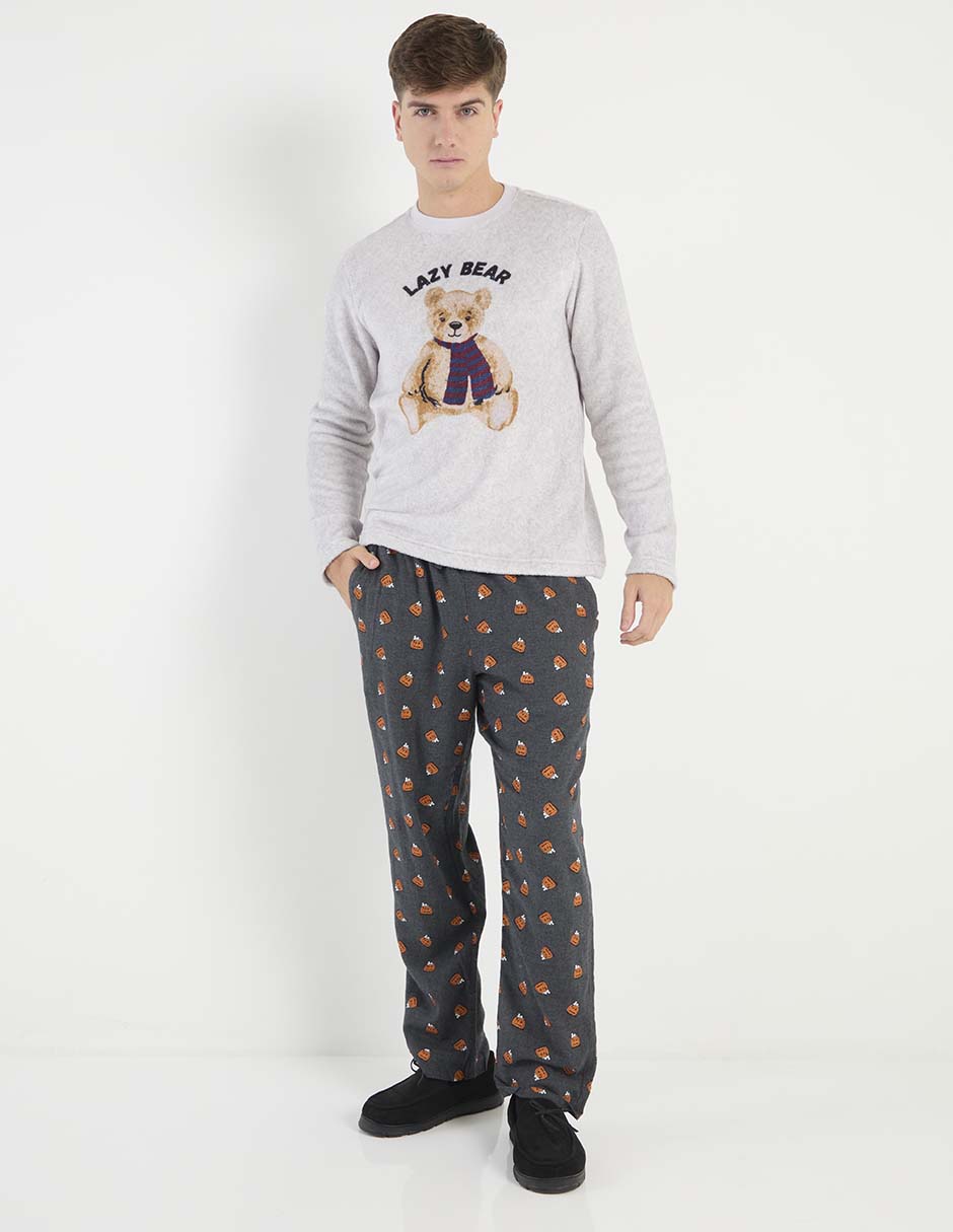 Pantalón pijama de algodón 3