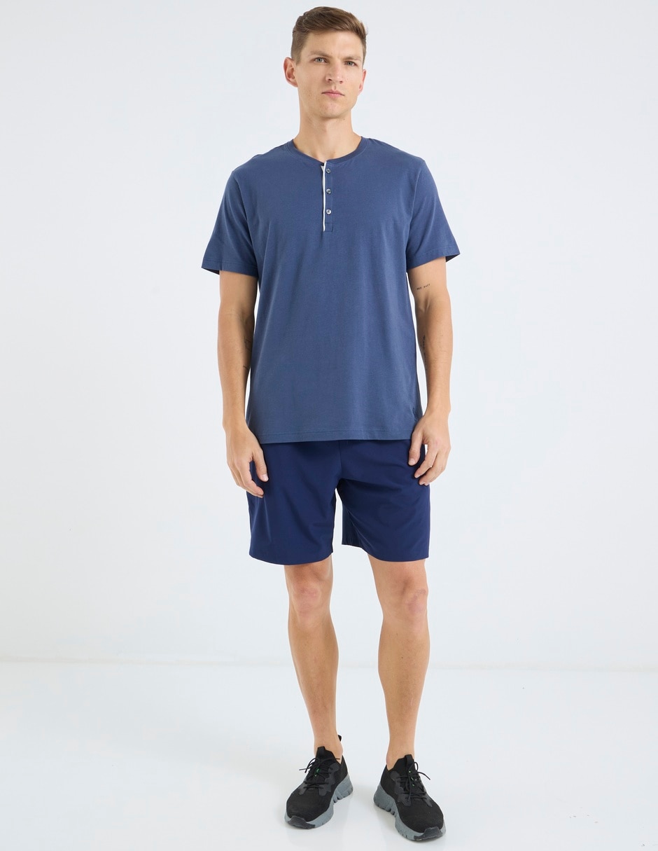 Playera pijama para hombre de algodón 3