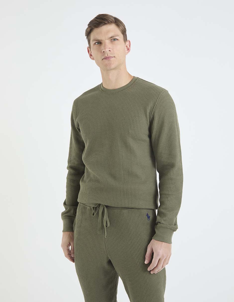 Playera pijama para hombre de algodón
