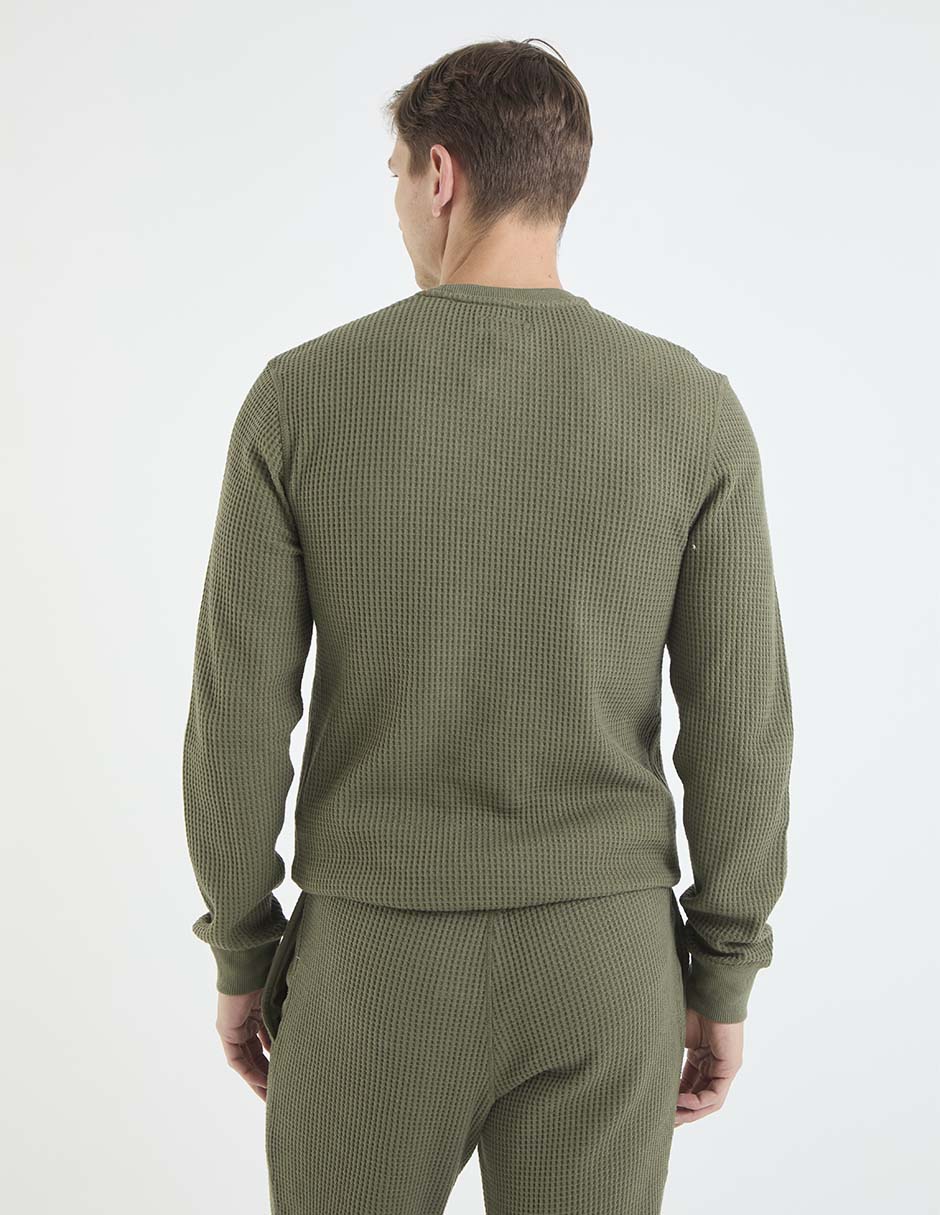 Playera pijama para hombre de algodón 2