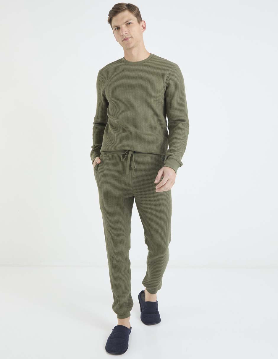Playera pijama para hombre de algodón 3