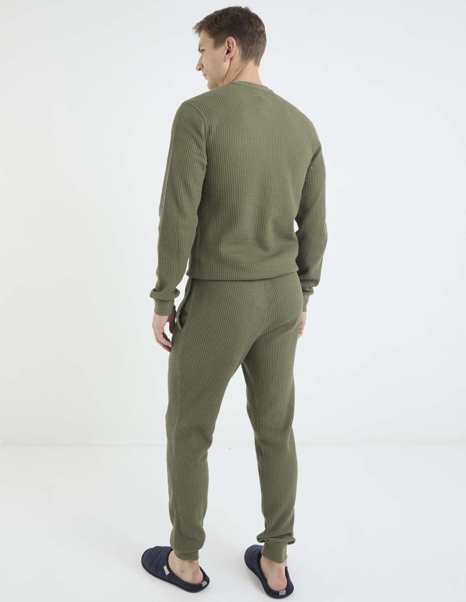 Pantalón pijama de algodón para hombre 2