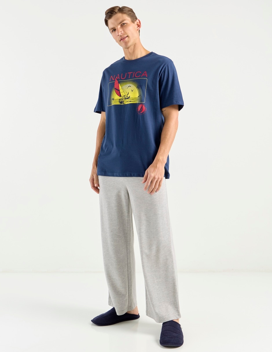 Playera pijama para hombre de algodón 3