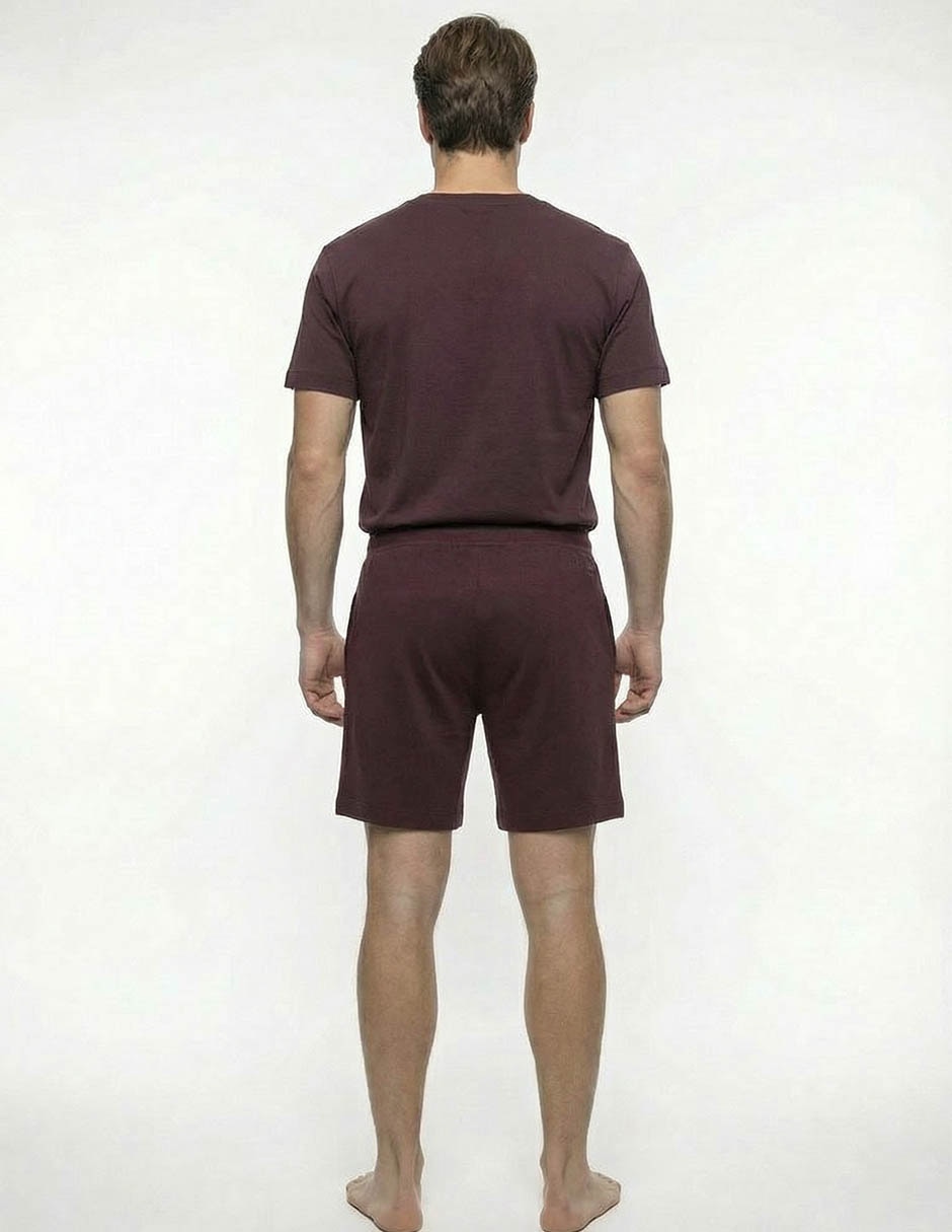 Pijama short de algodón para hombre 2