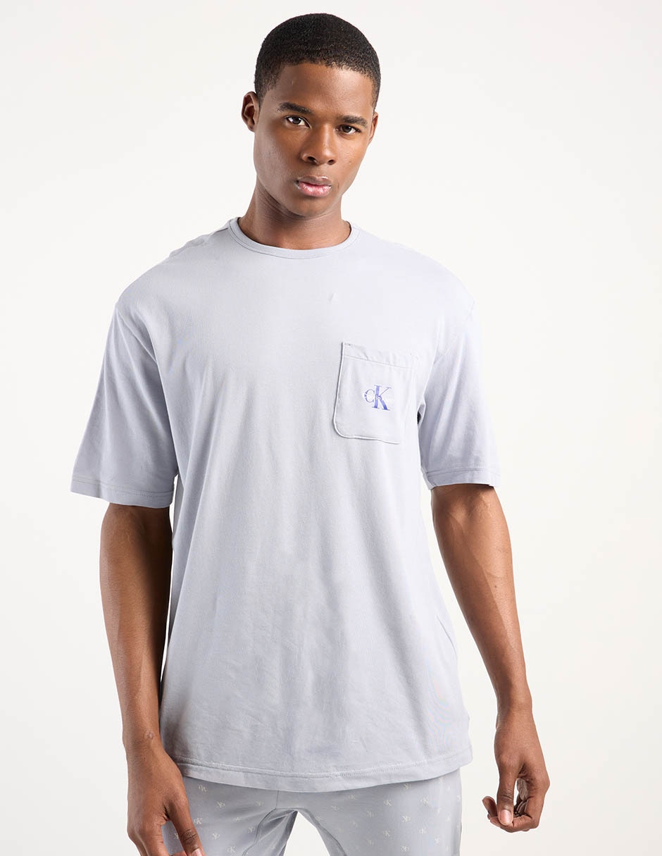 Playera pijama para hombre de algodón