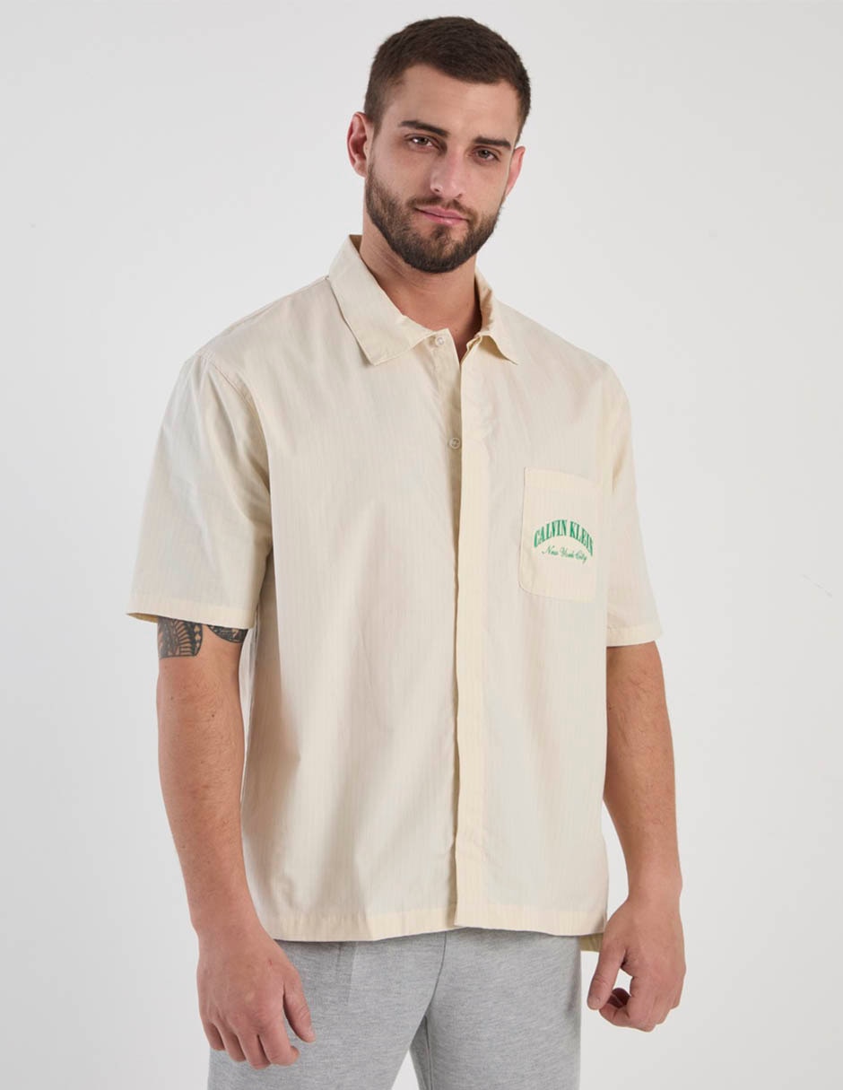 Playera pijama para hombre de algodón